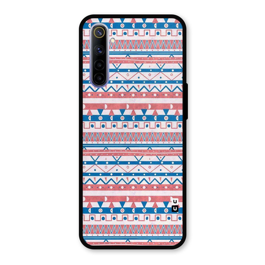 Seamless Ethnic Pattern Metal Back Case for Realme 6
