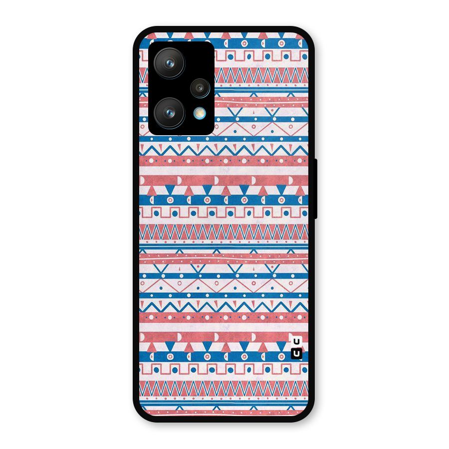 Seamless Ethnic Pattern Metal Back Case for Realme 9