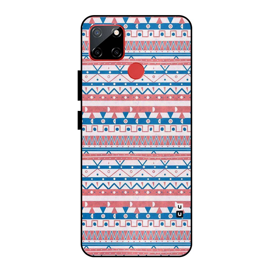 Seamless Ethnic Pattern Metal Back Case for Realme C12