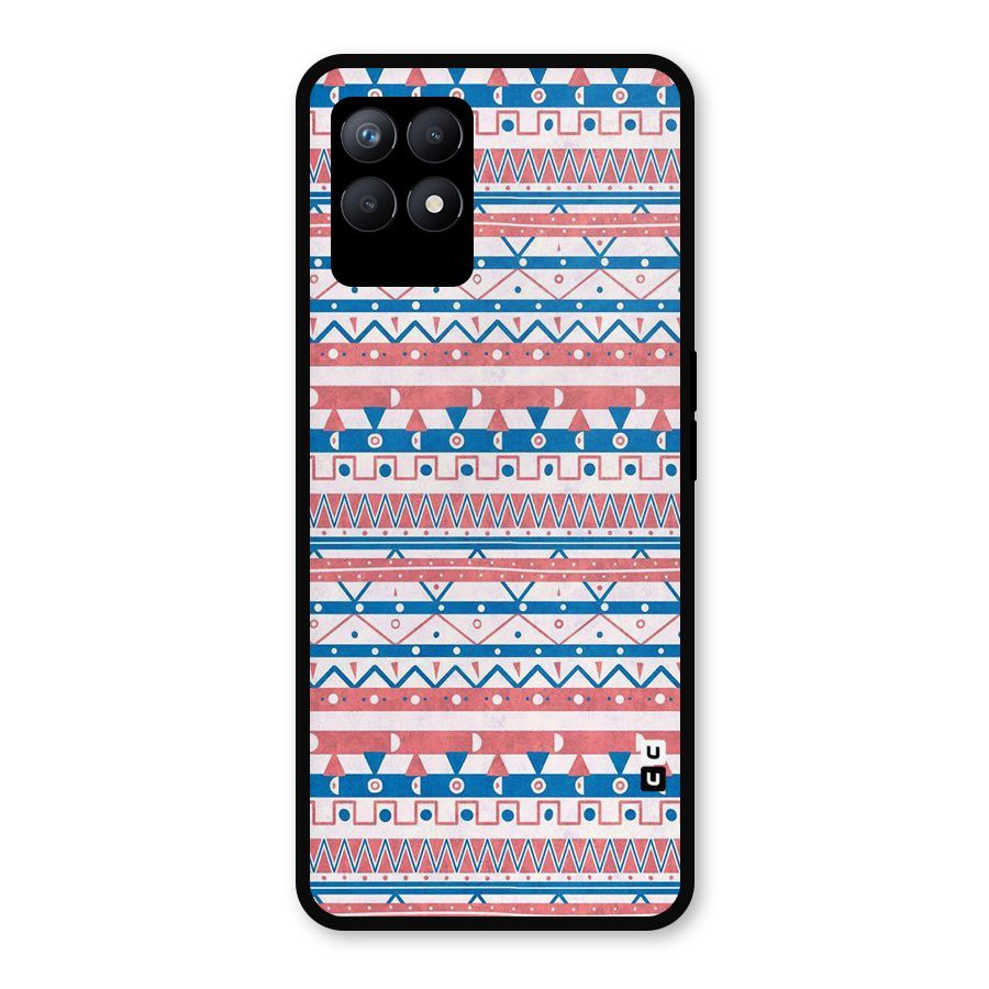 Seamless Ethnic Pattern Metal Back Case for Realme Narzo 50