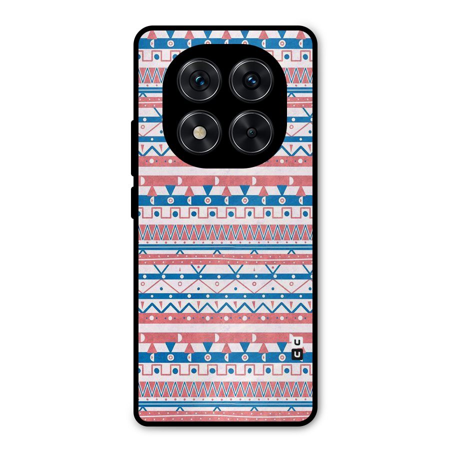Seamless Ethnic Pattern Metal Back Case for Redmi Note 14 Pro 5G
