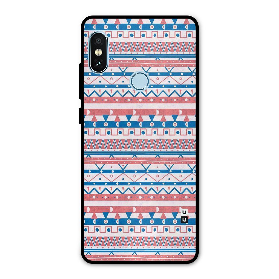 Seamless Ethnic Pattern Metal Back Case for Redmi Note 5 Pro
