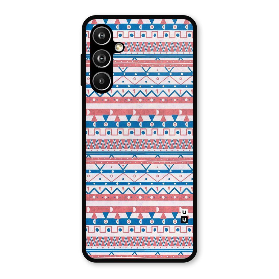 Seamless Ethnic Pattern Metal Back Case for Samsung Galaxy M54