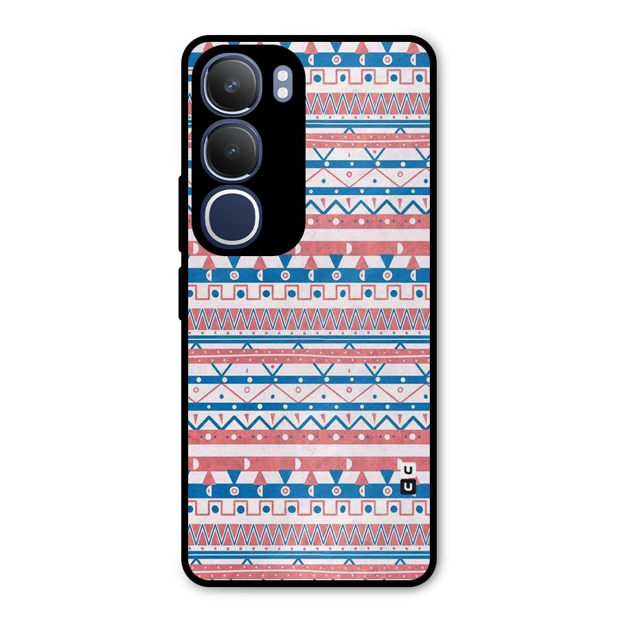 Seamless Ethnic Pattern Metal Back Case for Vivo Y29