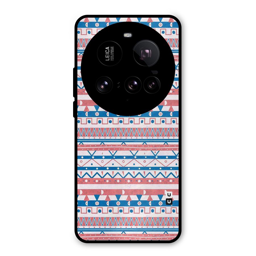 Seamless Ethnic Pattern Metal Back Case for Xiaomi 15 Ultra