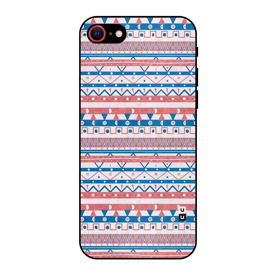 Seamless Ethnic Pattern Metal Back Case for iPhone 7