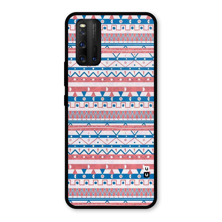 Seamless Ethnic Pattern Metal Back Case for iQOO 3