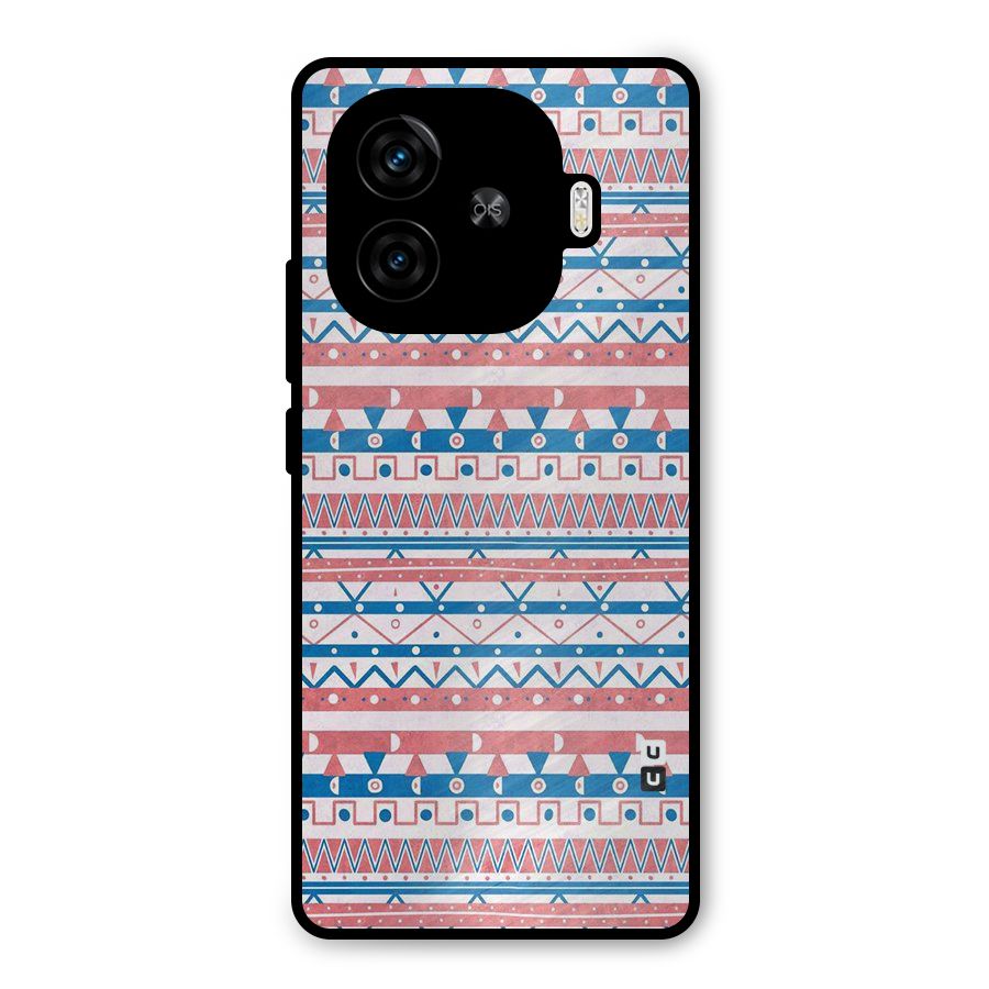 Seamless Ethnic Pattern Metal Back Case for iQOO Neo 10R
