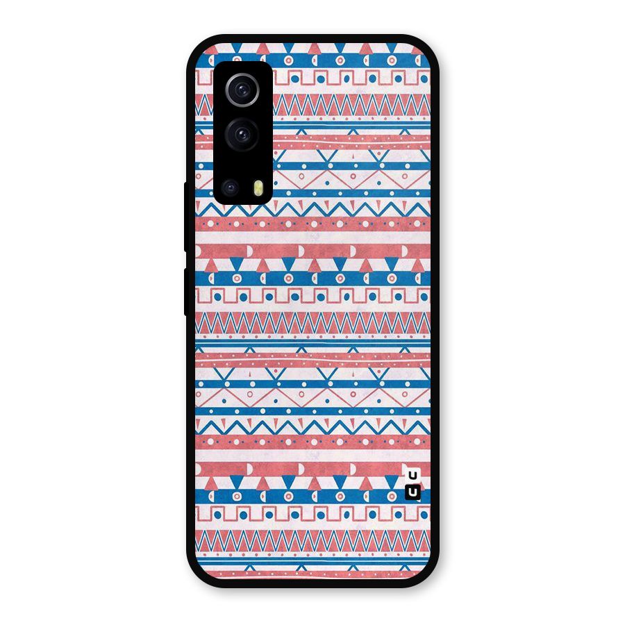 Seamless Ethnic Pattern Metal Back Case for iQOO Z3