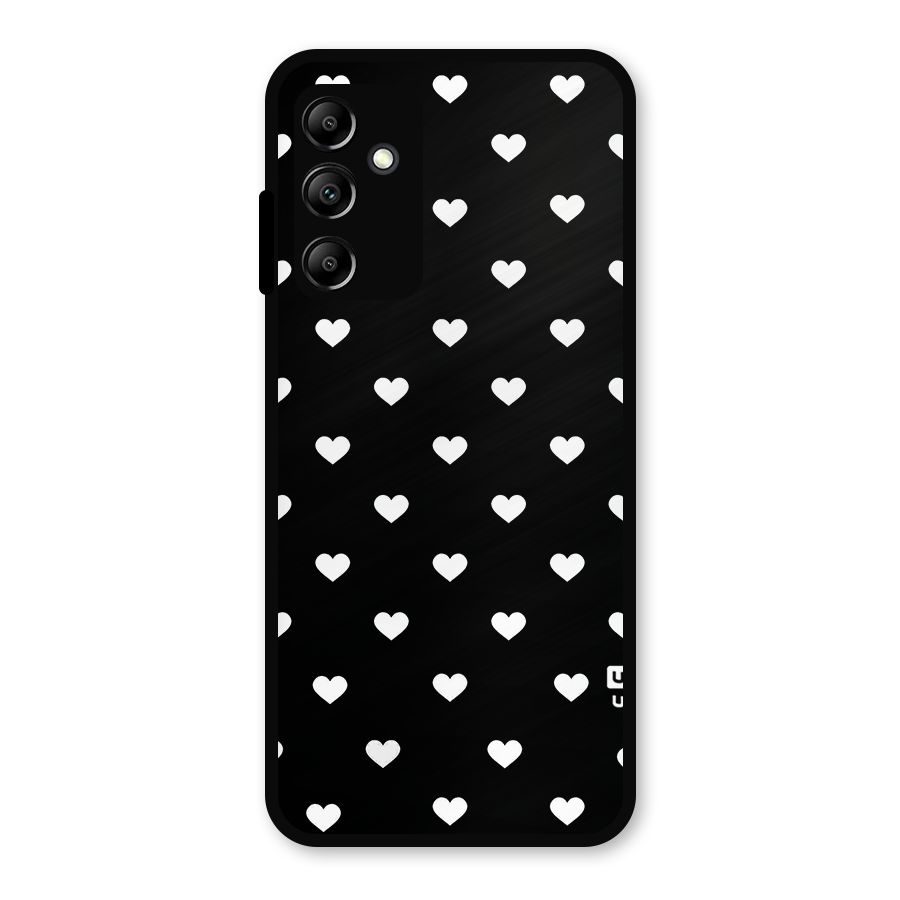 Seamless Hearts Pattern Metal Back Case for Galaxy A14 5G