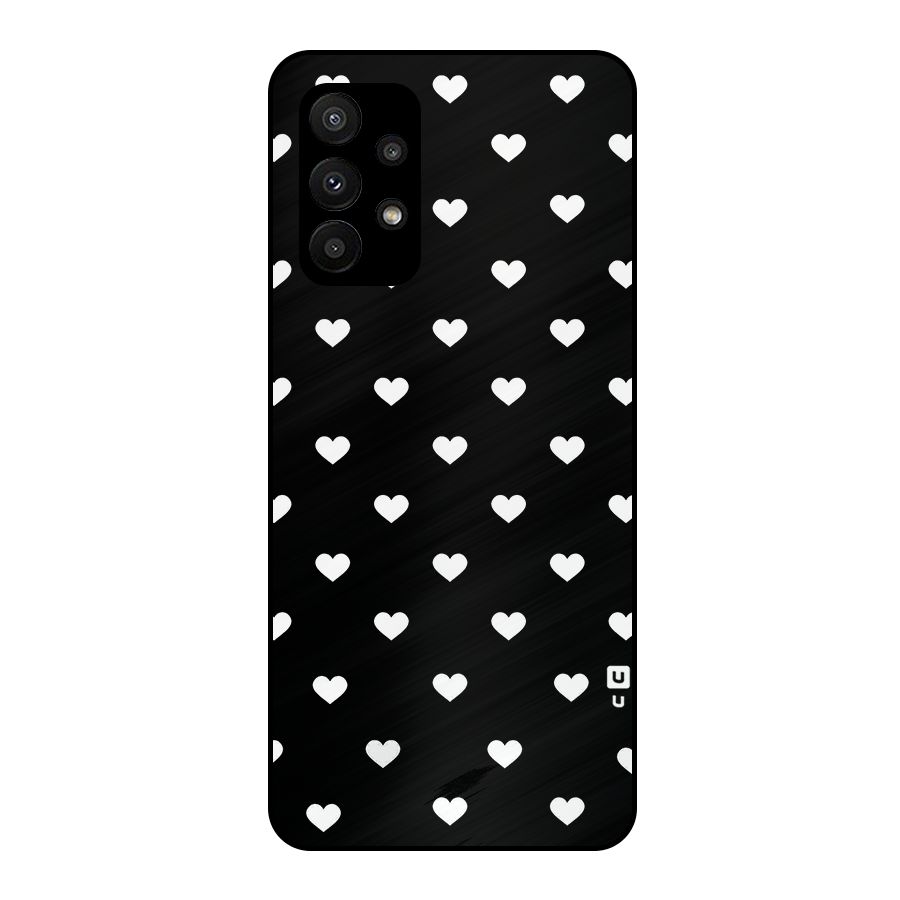 Seamless Hearts Pattern Metal Back Case for Galaxy A23