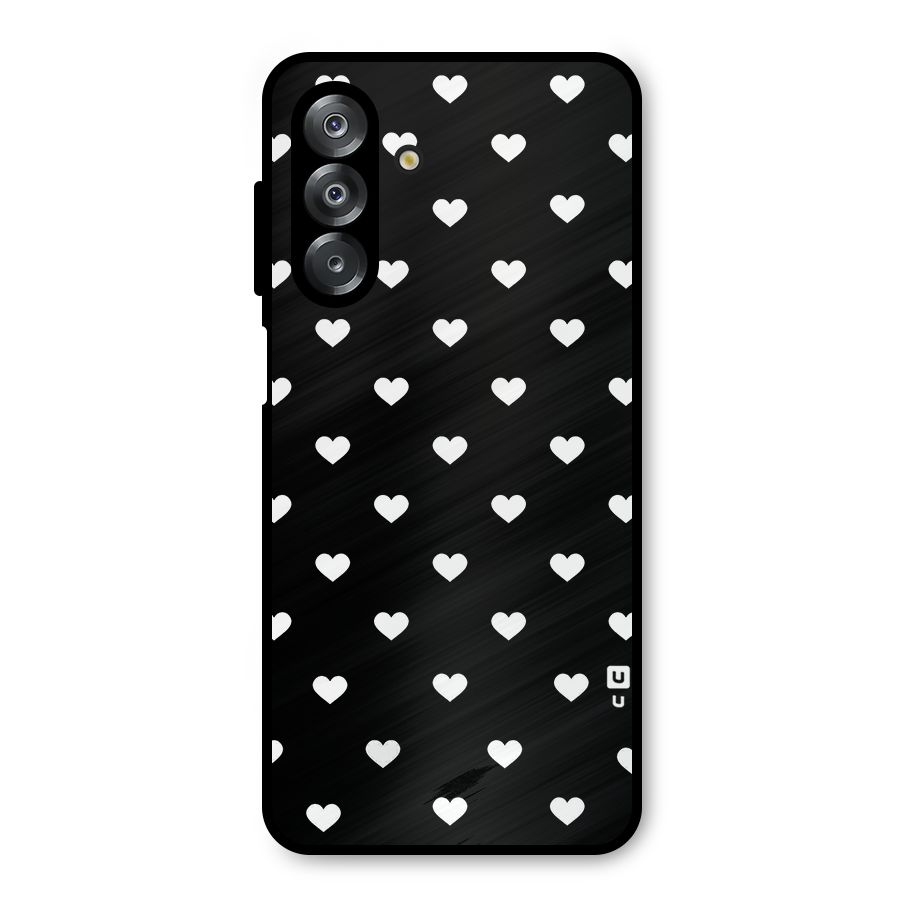 Seamless Hearts Pattern Metal Back Case for Galaxy A26