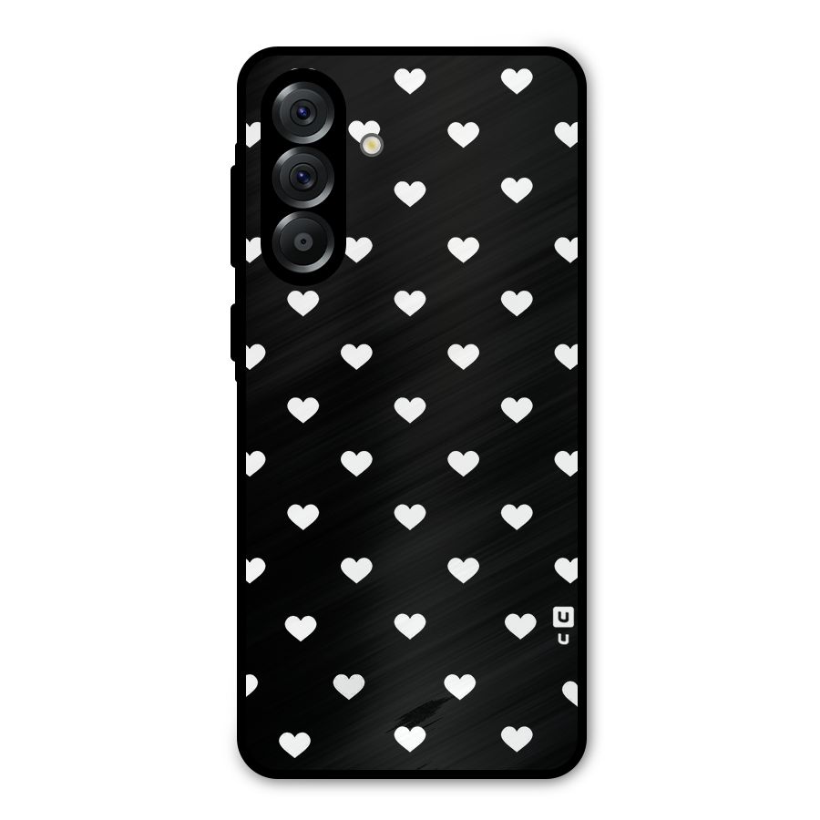 Seamless Hearts Pattern Metal Back Case for Galaxy A36