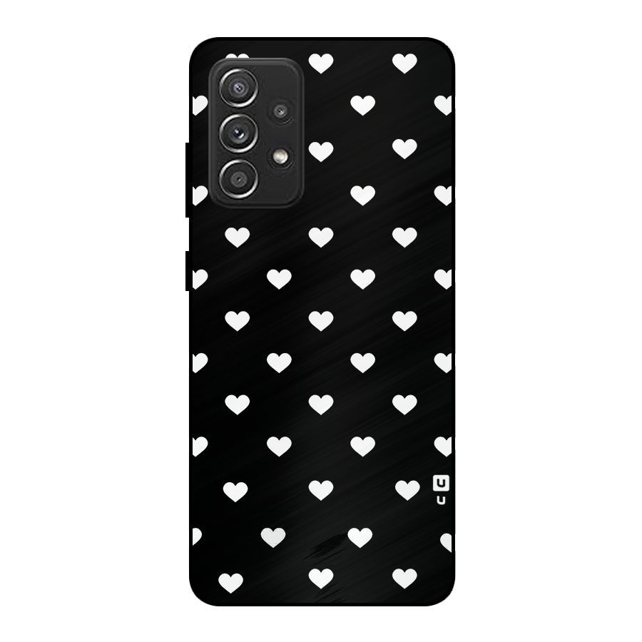 Seamless Hearts Pattern Metal Back Case for Galaxy A52s 5G