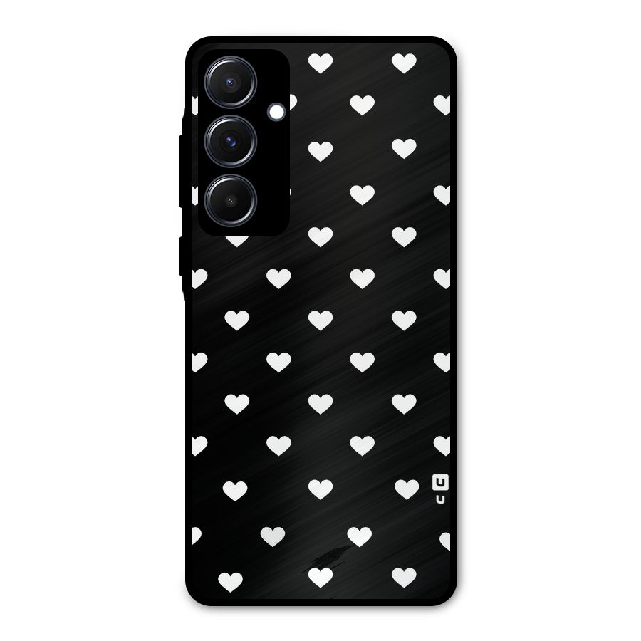Seamless Hearts Pattern Metal Back Case for Galaxy A55
