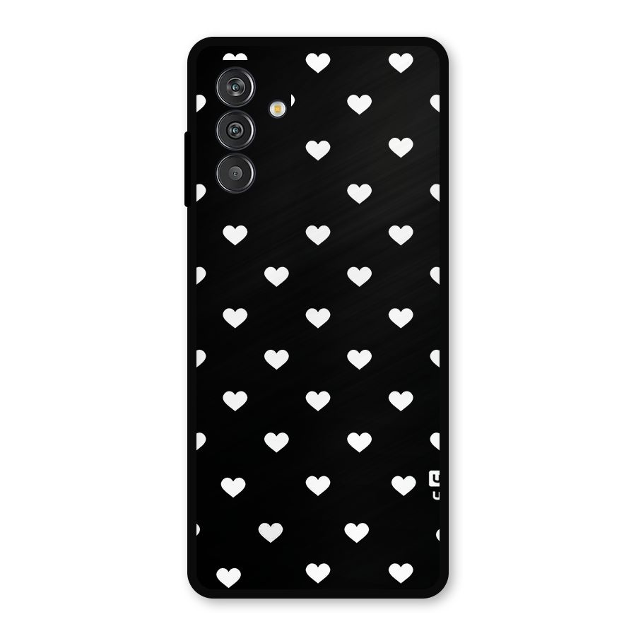 Seamless Hearts Pattern Metal Back Case for Galaxy F13