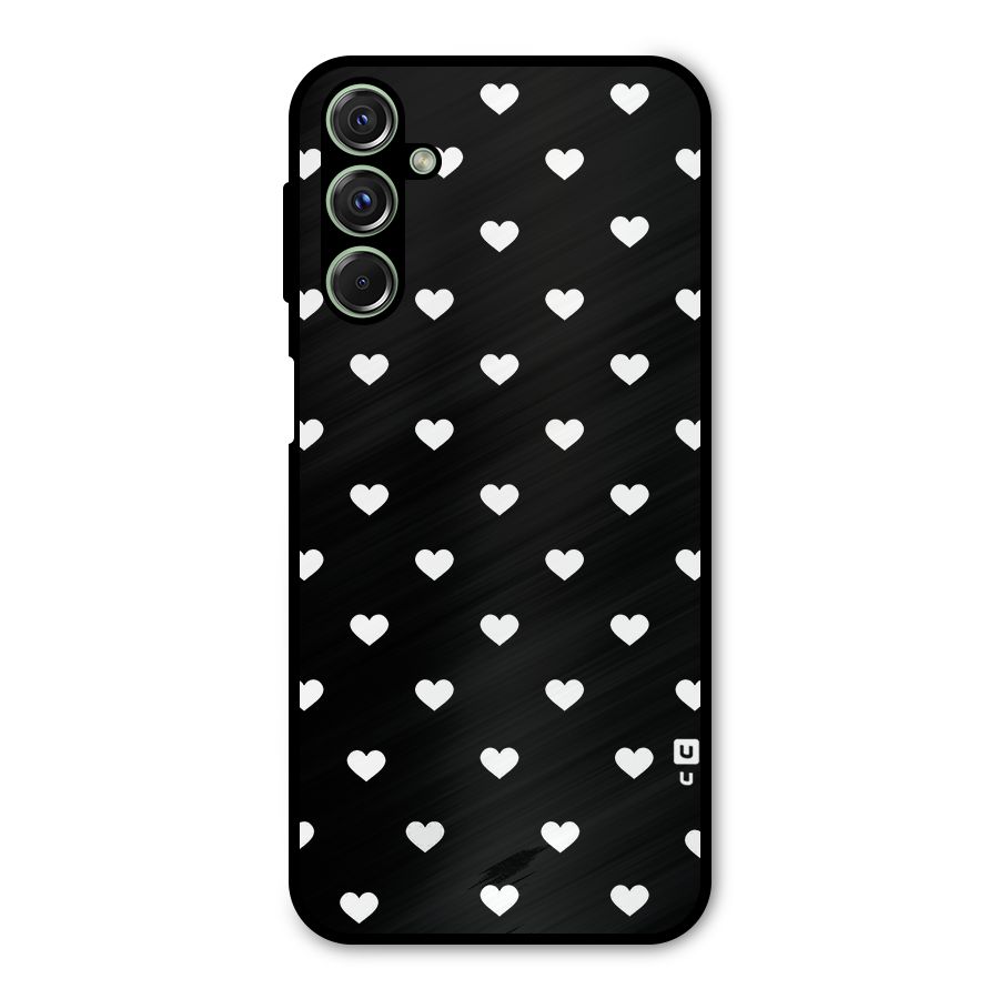 Seamless Hearts Pattern Metal Back Case for Galaxy F34