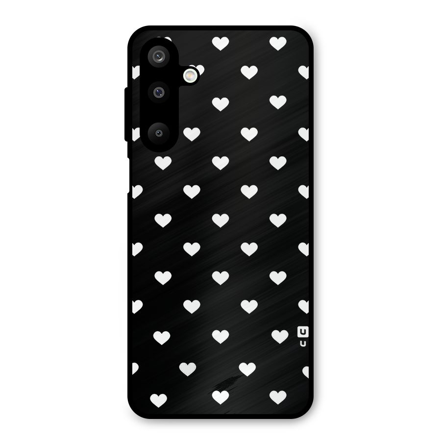 Seamless Hearts Pattern Metal Back Case for Galaxy M16