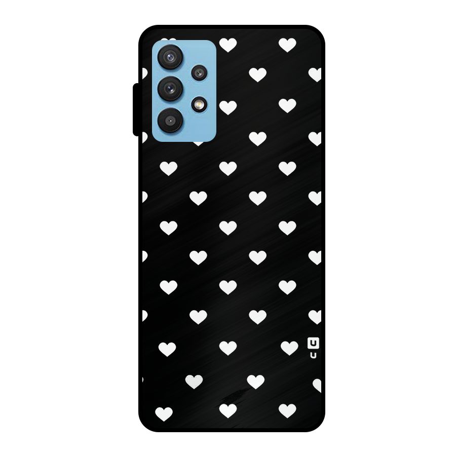 Seamless Hearts Pattern Metal Back Case for Galaxy M32 5G