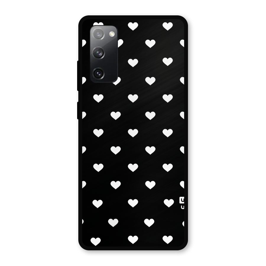 Seamless Hearts Pattern Metal Back Case for Galaxy S20 FE 5G