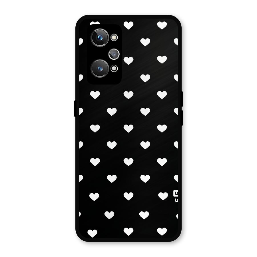 Seamless Hearts Pattern Metal Back Case for Realme GT 2