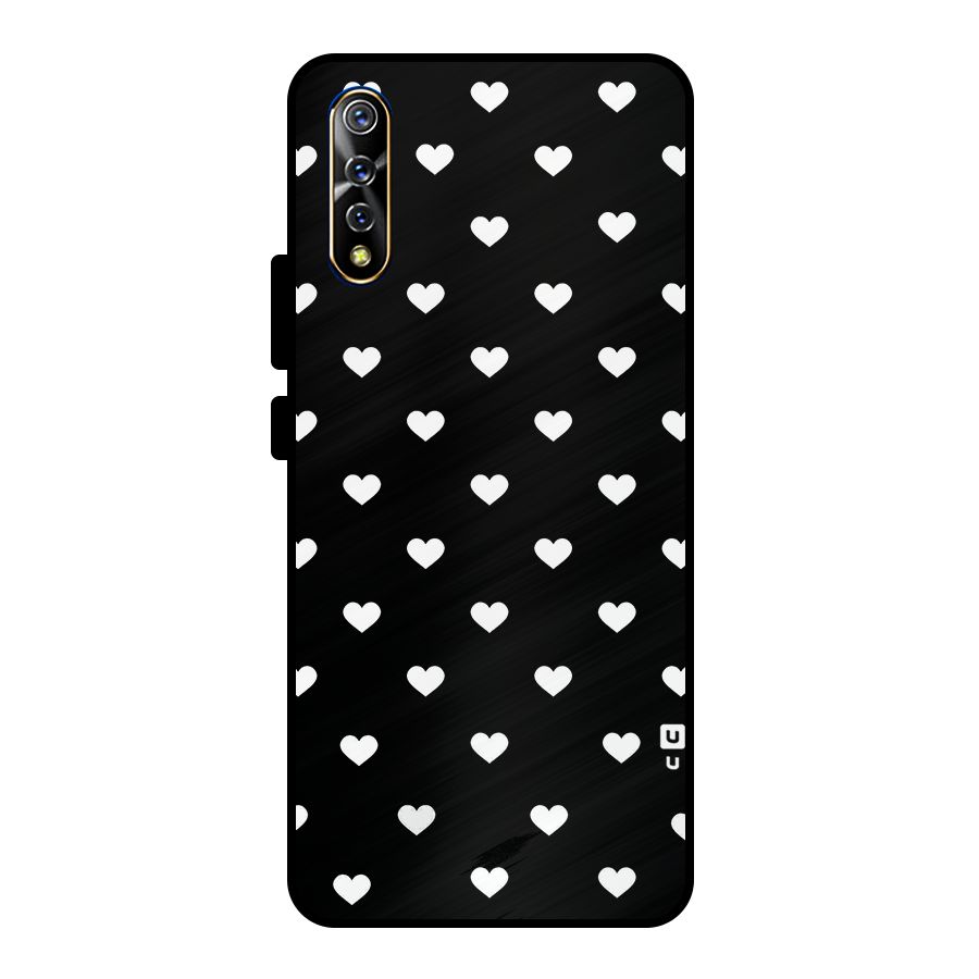 Seamless Hearts Pattern Metal Back Case for Vivo S1