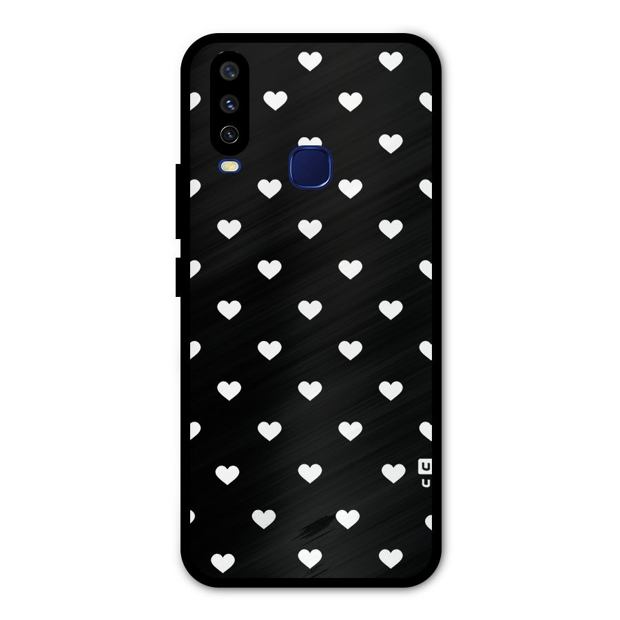 Seamless Hearts Pattern Metal Back Case for Vivo V17