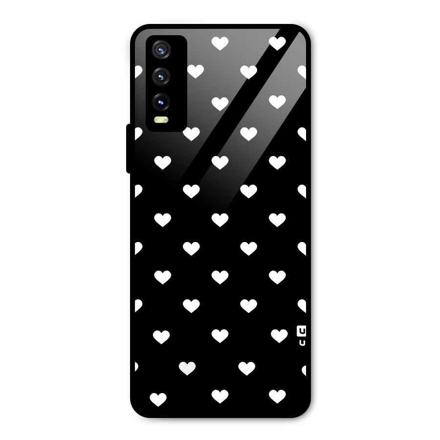 Seamless Hearts Pattern Metal Back Case for Vivo Y20