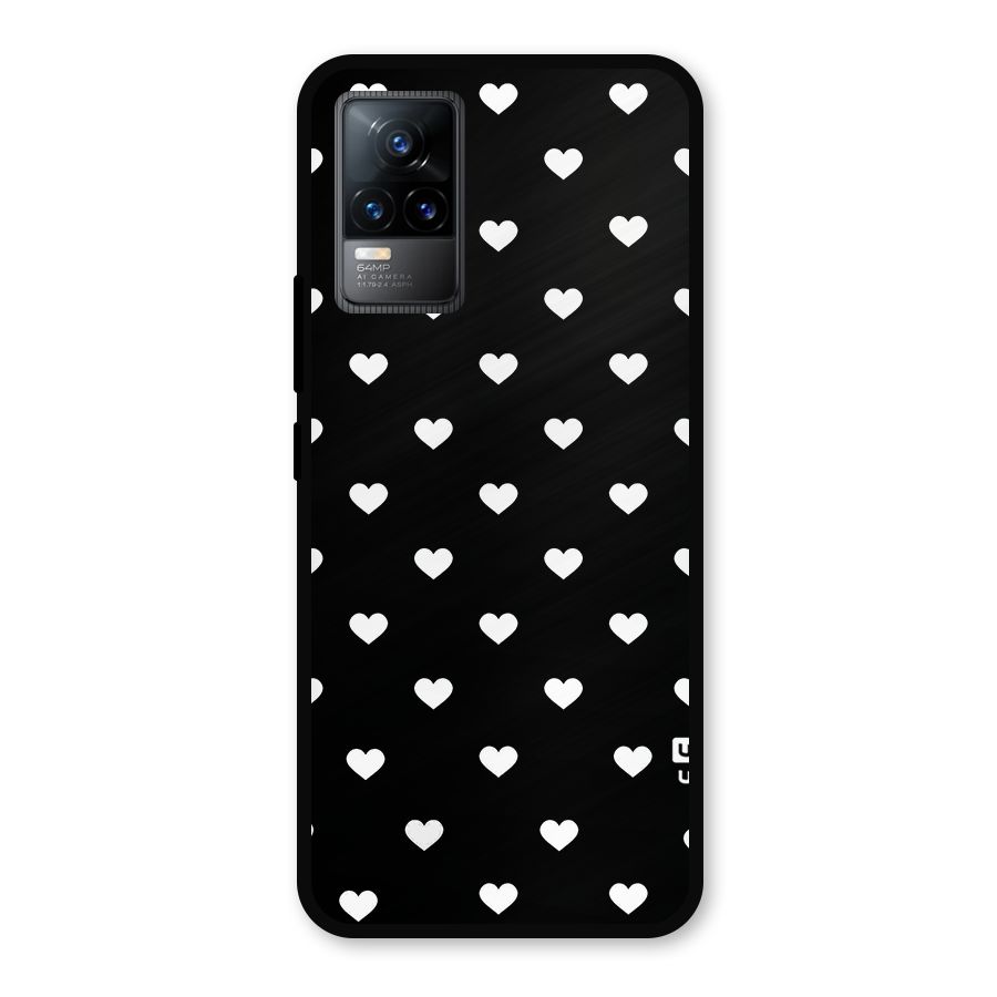 Seamless Hearts Pattern Metal Back Case for Vivo Y73