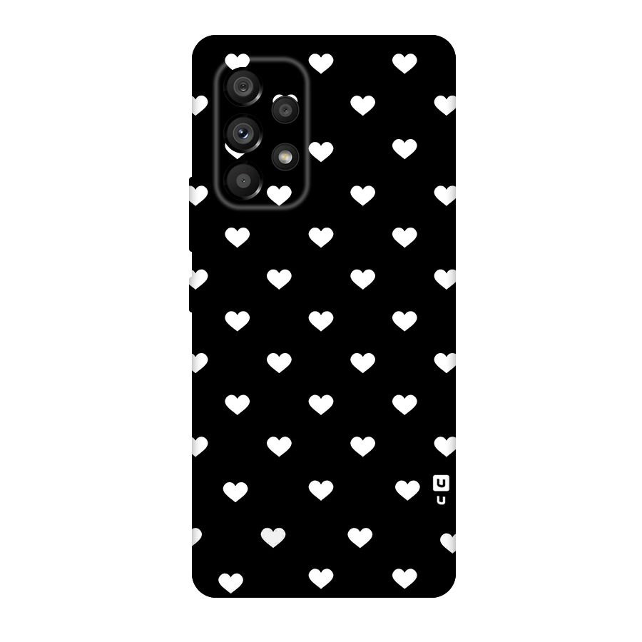 Seamless Hearts Pattern Original Polycarbonate Back Case for Galaxy A53 5G