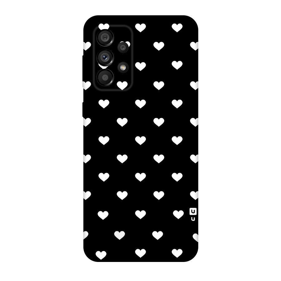 Seamless Hearts Pattern Original Polycarbonate Back Case for Galaxy A73 5G