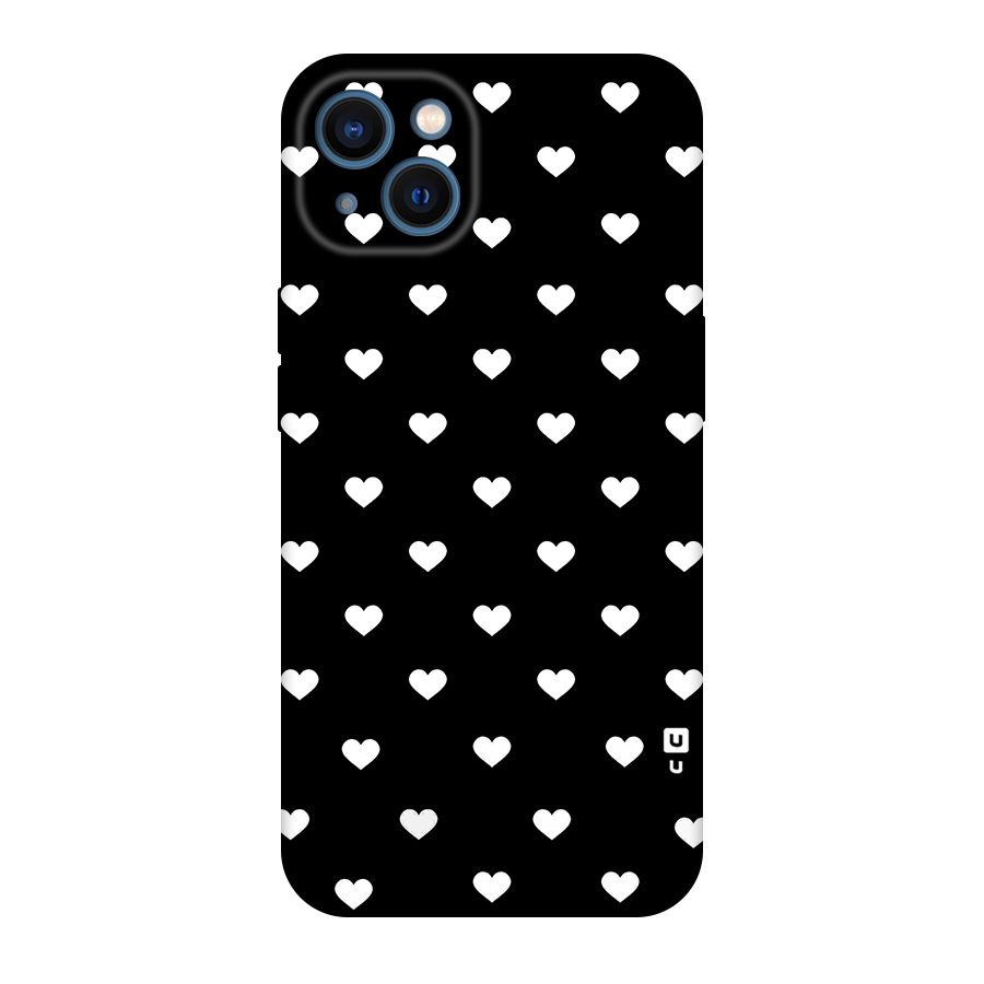 Seamless Hearts Pattern Original Polycarbonate Back Case for iPhone 13