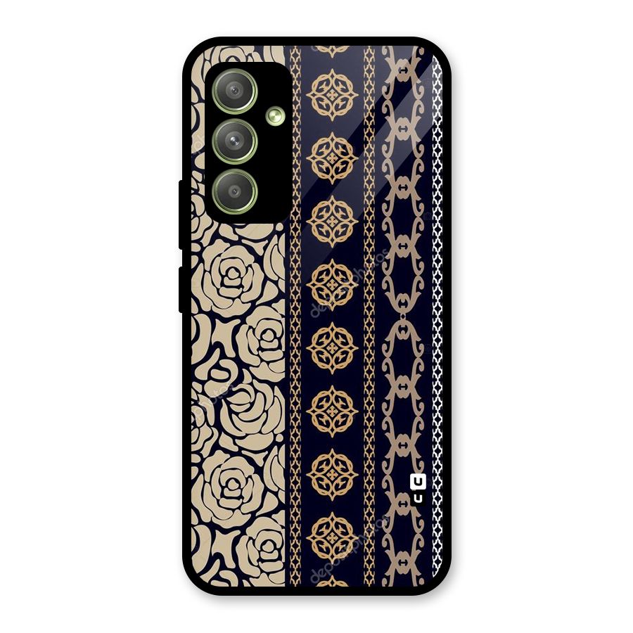 Seamless Pattern Glass Back Case for Galaxy A54
