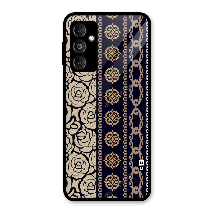 Seamless Pattern Glass Back Case for Galaxy M14 5G
