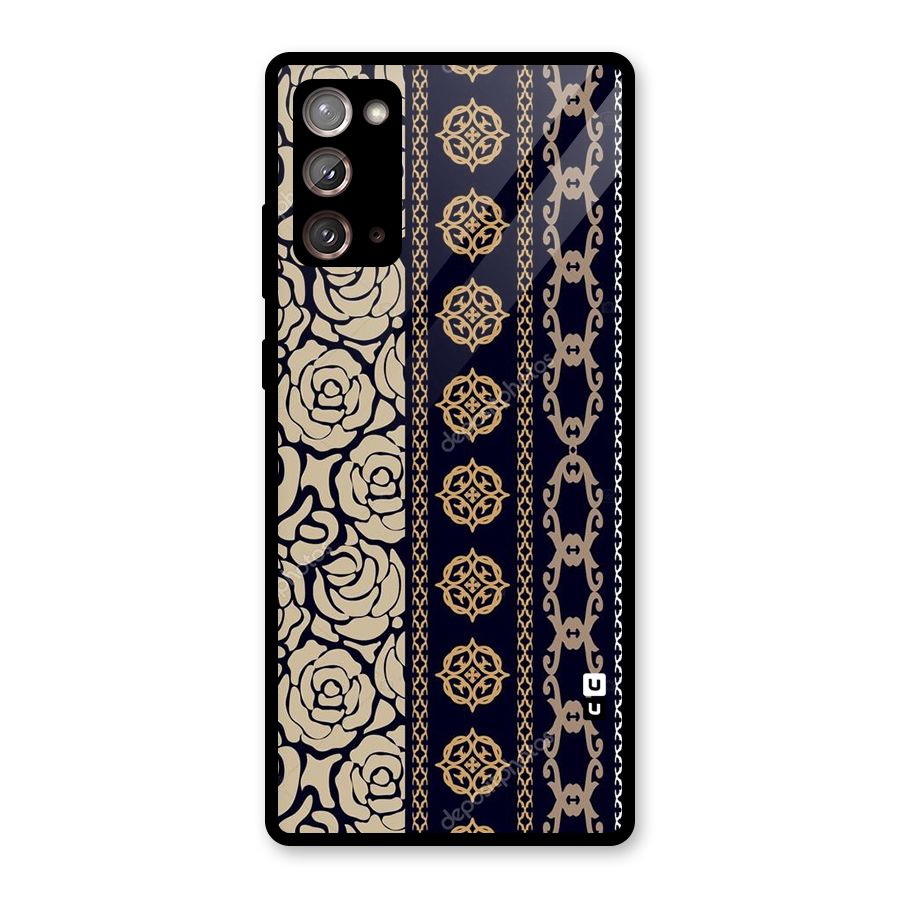 Seamless Pattern Glass Back Case for Galaxy Note 20