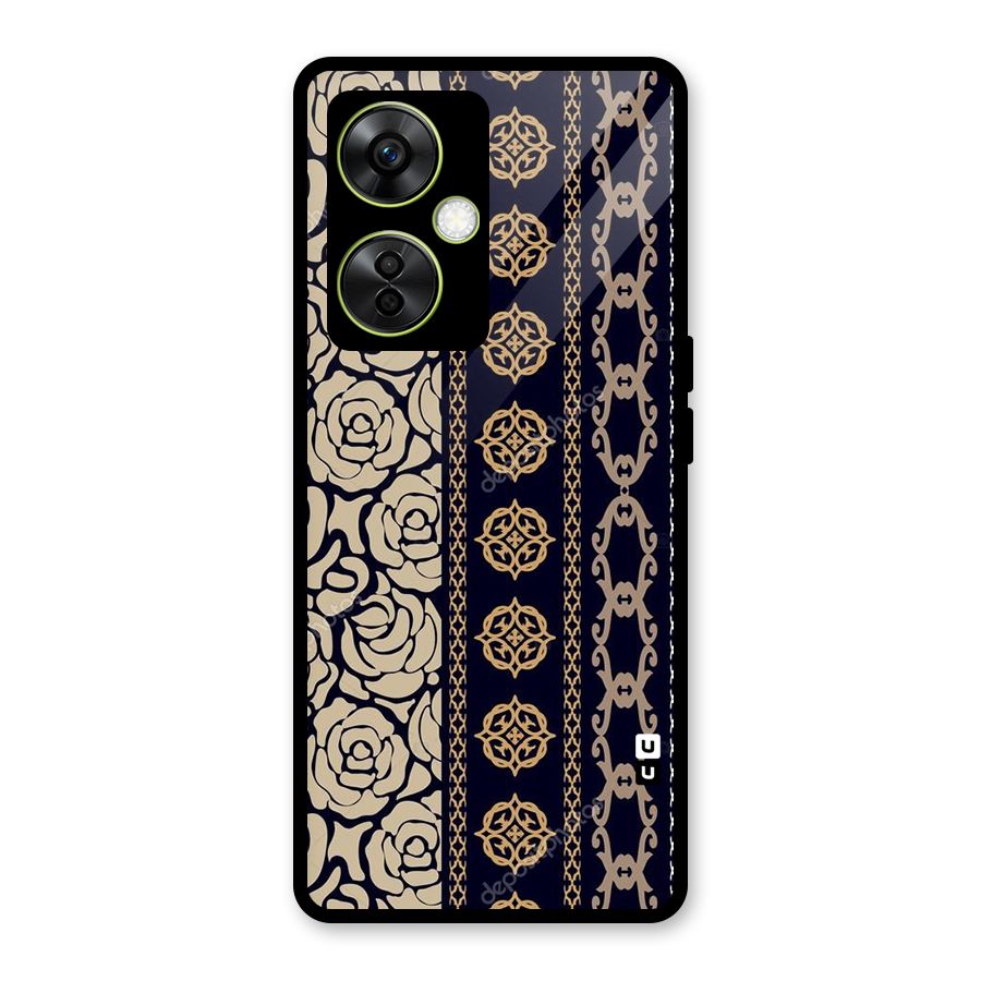 Seamless Pattern Glass Back Case for OnePlus Nord CE 3 Lite