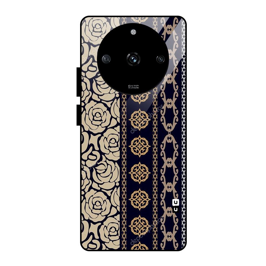 Seamless Pattern Glass Back Case for Realme Narzo 60 5G