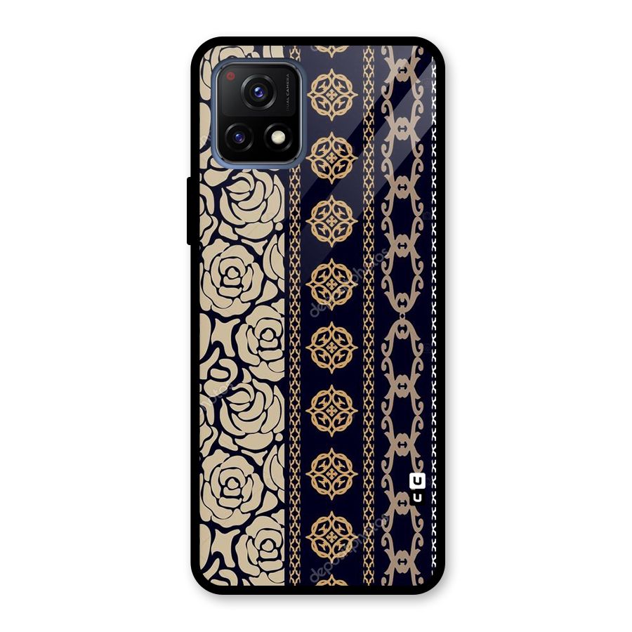 Seamless Pattern Glass Back Case for Vivo Y72 5G