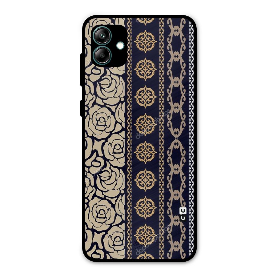 Seamless Pattern Metal Back Case for Galaxy A04