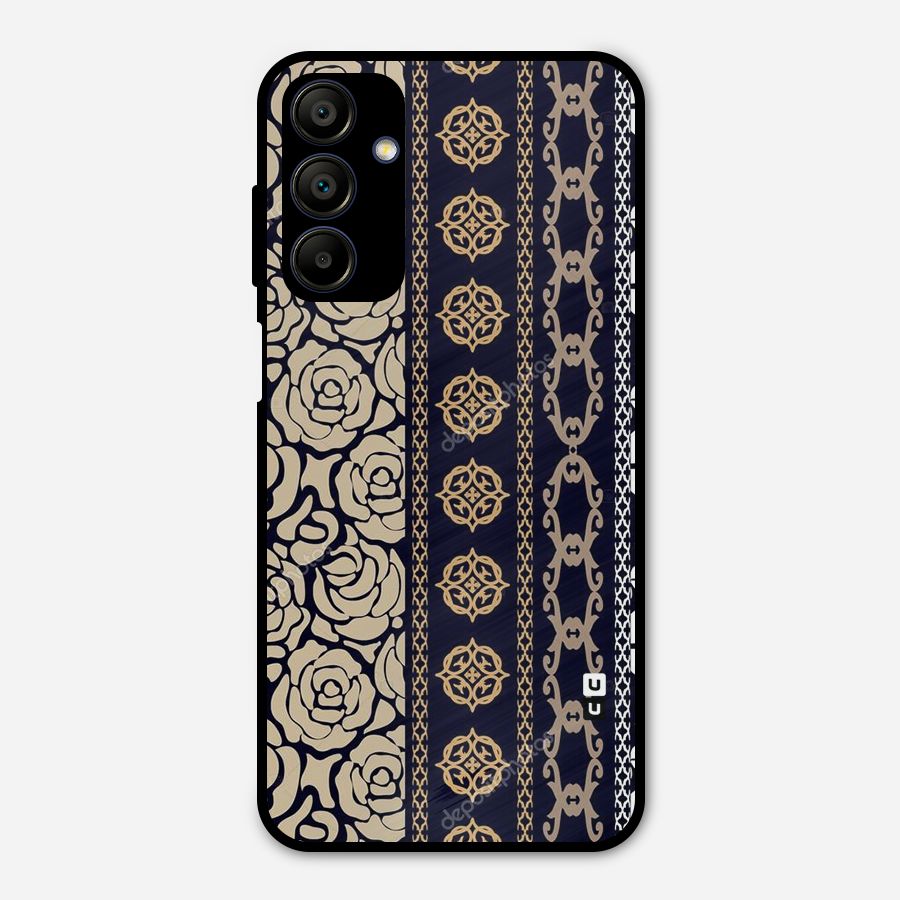 Seamless Pattern Metal Back Case for Galaxy A15 5G