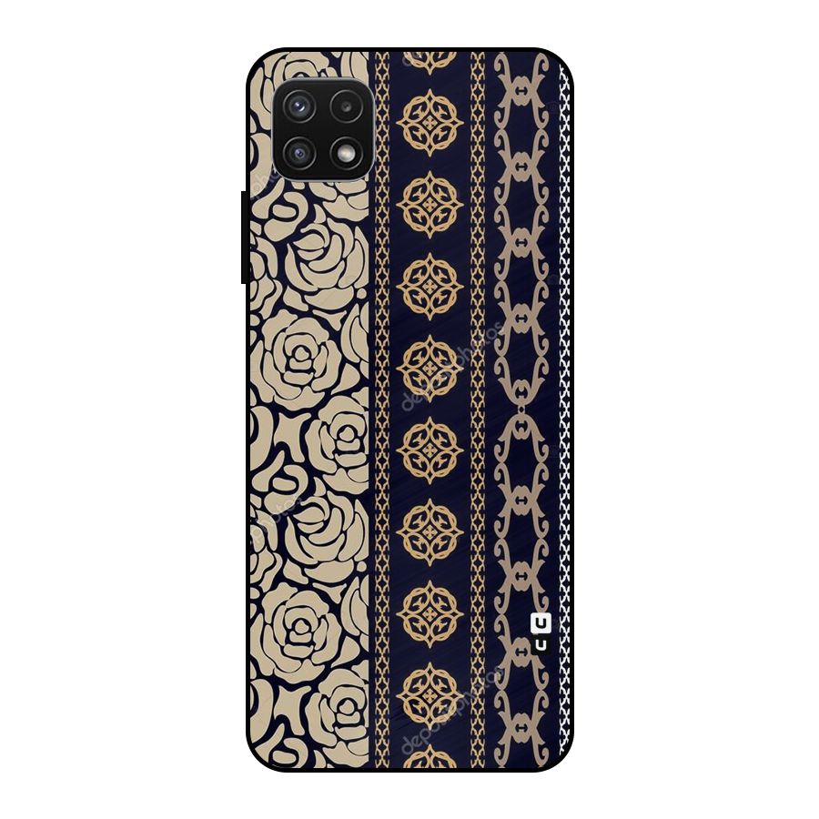 Seamless Pattern Metal Back Case for Galaxy A22 5G