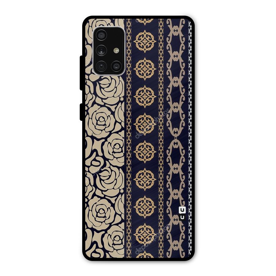 Seamless Pattern Metal Back Case for Galaxy A71