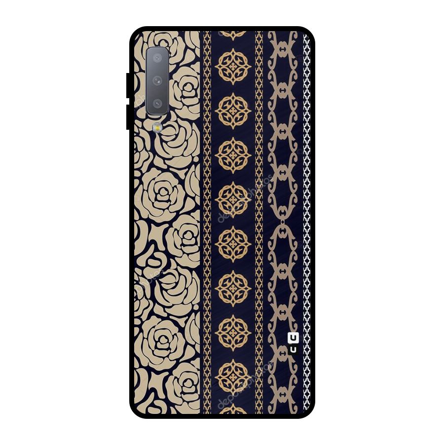 Seamless Pattern Metal Back Case for Galaxy A7 (2018)