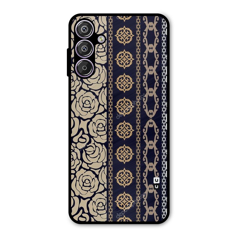 Seamless Pattern Metal Back Case for Galaxy F15