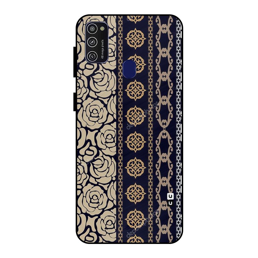 Seamless Pattern Metal Back Case for Galaxy M21