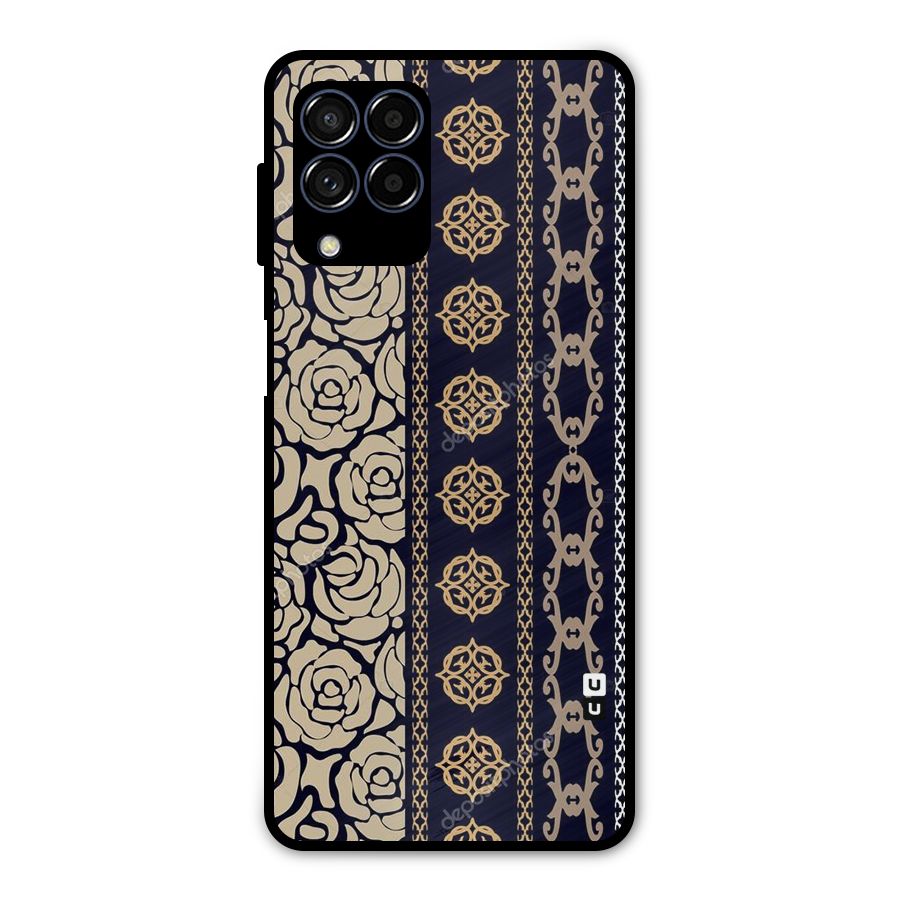Seamless Pattern Metal Back Case for Galaxy M53 5G