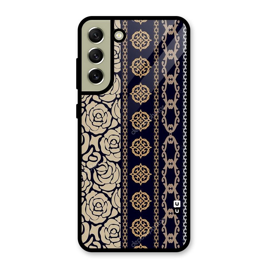 Seamless Pattern Metal Back Case for Galaxy S21 FE 5G (2023)