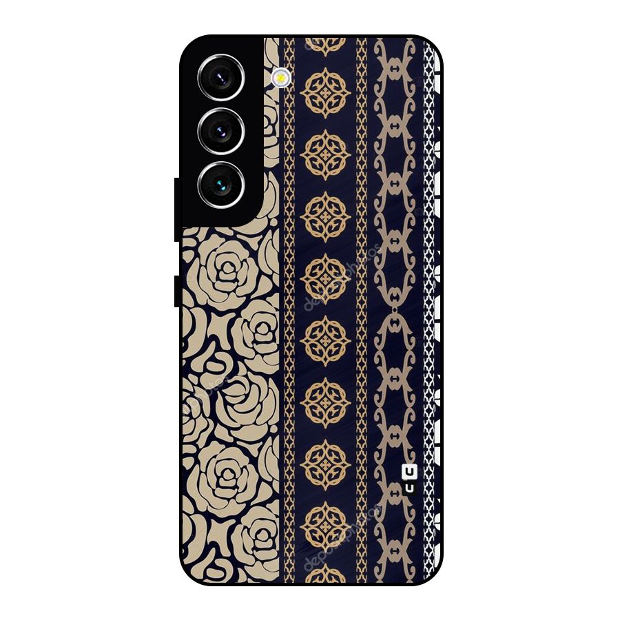 Seamless Pattern Metal Back Case for Galaxy S22 5G