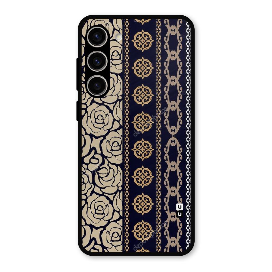 Seamless Pattern Metal Back Case for Galaxy S23 Plus