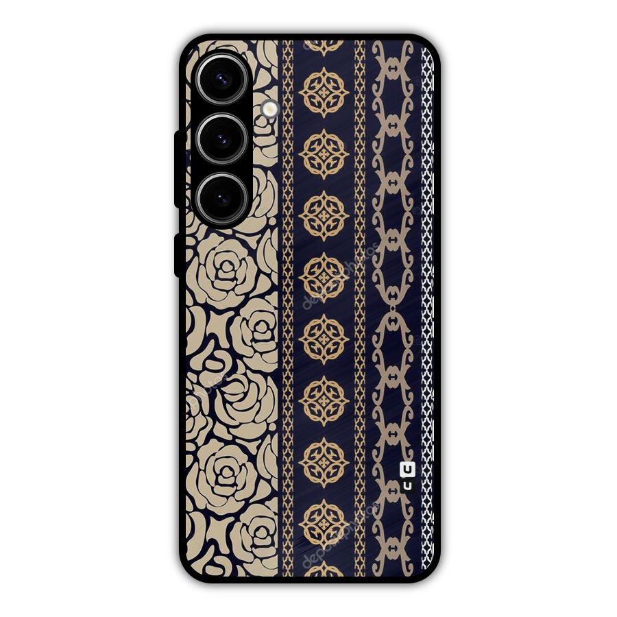 Seamless Pattern Metal Back Case for Galaxy S24 Plus